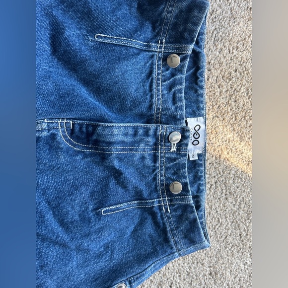 Y2K Denim Mini Skirt - Picture 8 of 8